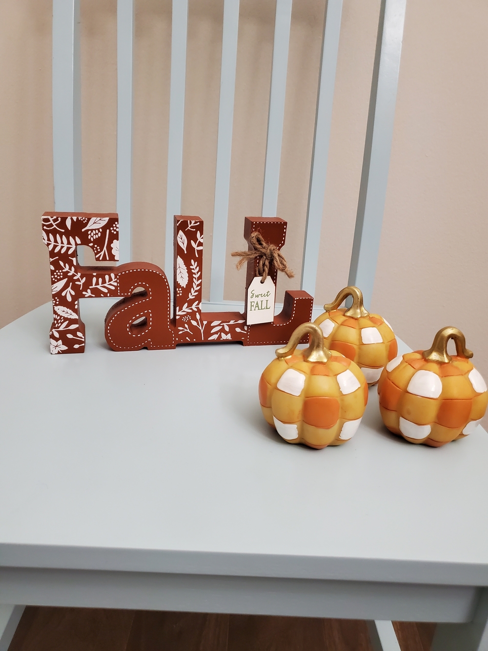 Fall Pumpkin Ceramic Accent Trio - Orange Knick Knacks